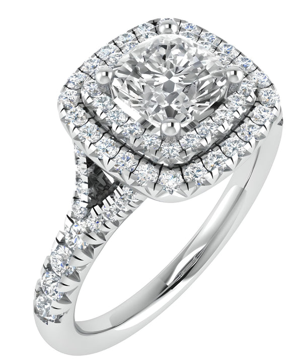 Cushion Cut Engagement Ring