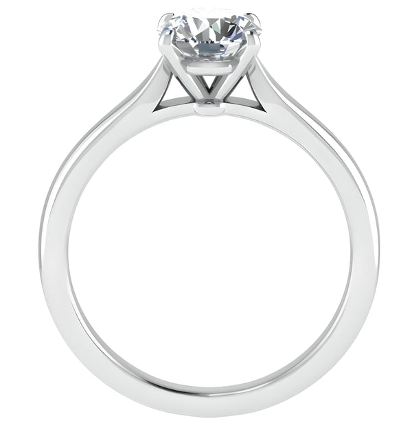 Solitaire Round Cut Engagement Ring