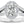 Halo Pave Oval Cut Engagement Ring