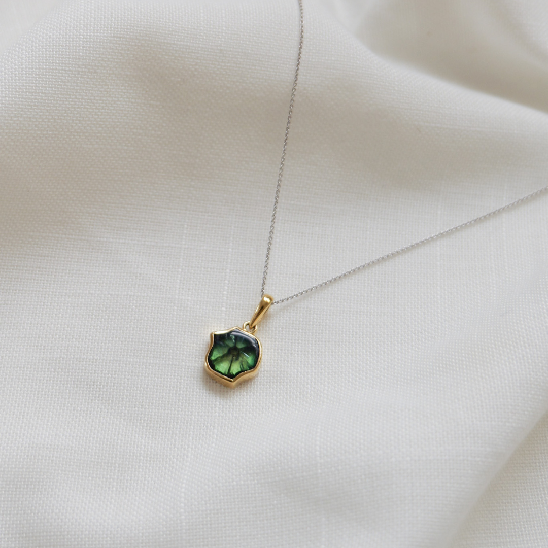 Trapiche Colombian Emerald Pendant – sylveralondon