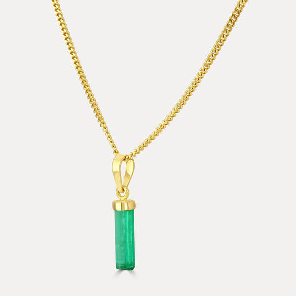 Colombian Emerald Drop Pendant