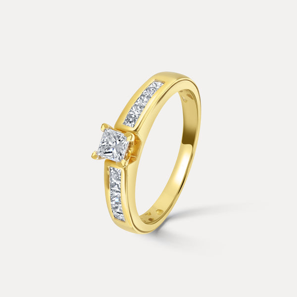 Princess Cut Diamond Cocktail Ring