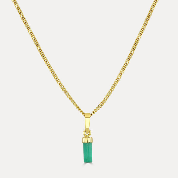 Colombian Emerald Short Drop Pendant